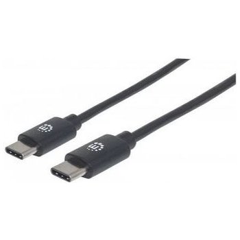 Manhattan 354875 USB-C samec USB-C samec, 2m, černý