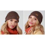 Fashionweek Elegantní dámská teplá čepice beanie ZIZI-P5 Mocca – Hledejceny.cz