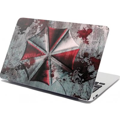 Sablio Samolepka na notebook Resident Evil Umbrella Corporation Steel - 29x20 cm – Zboží Živě