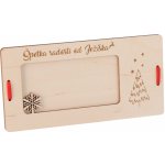 ČistéDřevo Vánoční kapsa na peníze Zvolte variantu:: Špetka radosti – Zboží Dáma