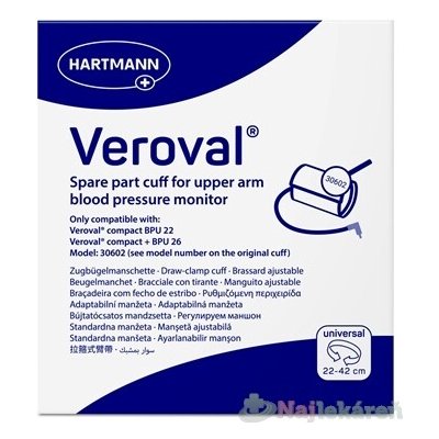 VEROVAL adaptabilní manžeta 22–42 cm 1 ks – Hledejceny.cz