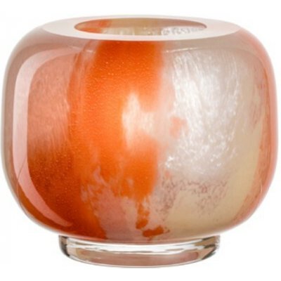 Leonardo Váza CIPRIA DUE 11 cm oranžovo-krémová – Hledejceny.cz