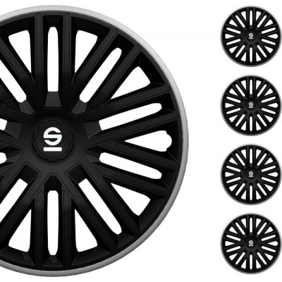 Sparco Bergamo 16", black šedé 4 ks – Sleviste.cz