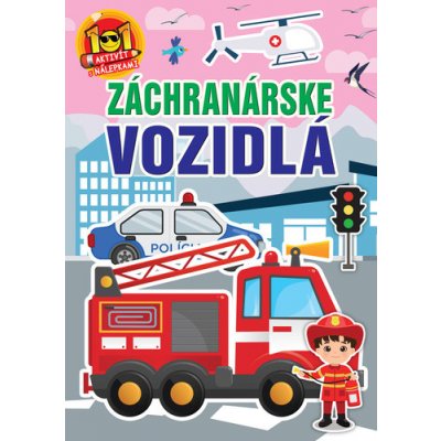 Záchranárske vozidlá 101 aktivít s nálepkami – Zboží Dáma
