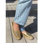 Kožené zlaté espadrilky TR224501g – Hledejceny.cz