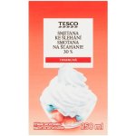 Tesco Trvanlivá smetana ke šlehání 30% 250 ml – Zboží Dáma