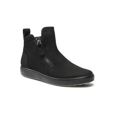 Ecco polokozačky Soft 7 W 47031351052 black/black