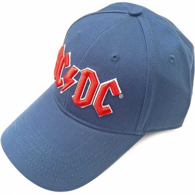 AC/DC Red Logo on Blue