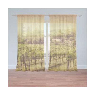 Sablio Záclony Vinice: 2ks 150x250cm – Zboží Mobilmania