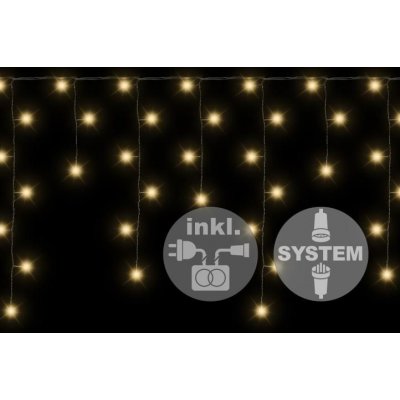 diLED světelný déšť 180 LED teple bílá + napájení – Hledejceny.cz