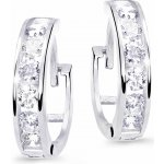 Cutie Jewellery Slušivé dětské z bílého zlata C3345-80-X-2 bílá – Zboží Dáma