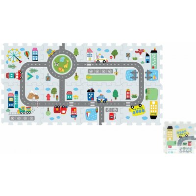 Wiky Puzzle pěnové silnice 8 ks – Zboží Dáma
