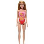 Mattel Barbie v růžových plavkách s palmovým vzorem HPV19 – Zboží Mobilmania