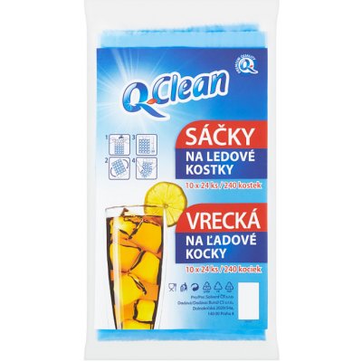 Q-Clean Sáčky na ledové kostky 10 x 24 ks