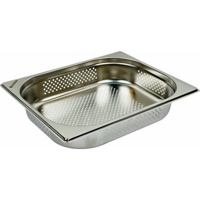Gastrofans Gastronádoba 1/2 GN 65 mm, nerezová, perforovaná – Zboží Dáma