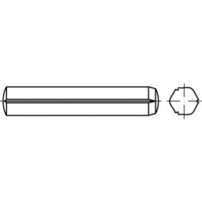 TOOLCRAFT TO-5437332 válcový rýhovaný kolík 1.5 mm ocel 250 ks – Hledejceny.cz