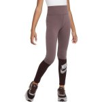 Nike SPORTSWEAR FAVORITES Dívčí legíny hnědá – Zboží Dáma