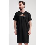 Vienetta MAN pánská noční košile s krátkým rukávem Legend: černá – Zboží Dáma