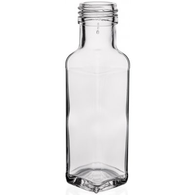 Láhev skleněná Marasca 100ml, hranatá – Sleviste.cz