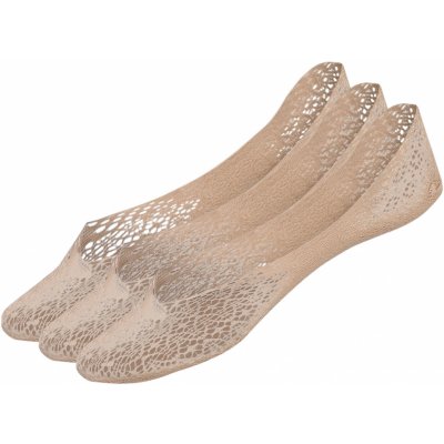 Esmara dámské bezešvé nízké ponožky 3 páry Mid-Cut béžová – Zboží Mobilmania