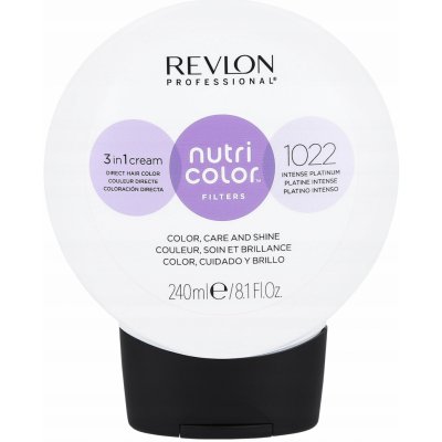 Revlon Nutri Color Filters Barevná maska na vlasy 1022 Intense Platinum 240 ml – Zbozi.Blesk.cz