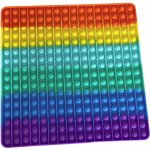 Pop It Rainbow antistresová hračka čtverec Jumbo XXL 30 cm – Zboží Mobilmania