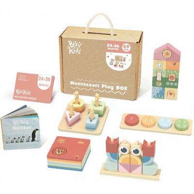 BusyKids Montessori Edukační box pro děti 24 - 36měsíců – Zbozi.Blesk.cz