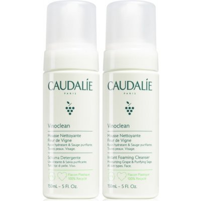 Caudalie Vinoclean čisticí pěna na obličej 2 x 150 ml dárková sada – Zboží Mobilmania