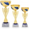 Pohár a trofej Pohár EKONOM výška 24 cm zlatý/modrý