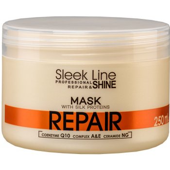 Stapiz Sleek Line Repair obnovující maska pro poškozené, chemicky ošetřené vlasy (A Systematic Use of the Mask Increases the Healthy, Beautiful Look and the Hair Condition.) 250 ml