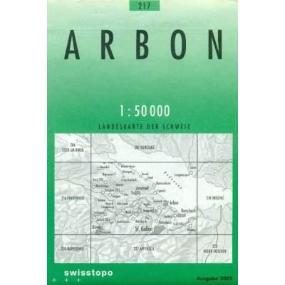 mapa Arbon 1:50 t.