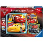 Ravensburger Disney Auta 3: Na závodech 3 x 49 dílků – Hledejceny.cz