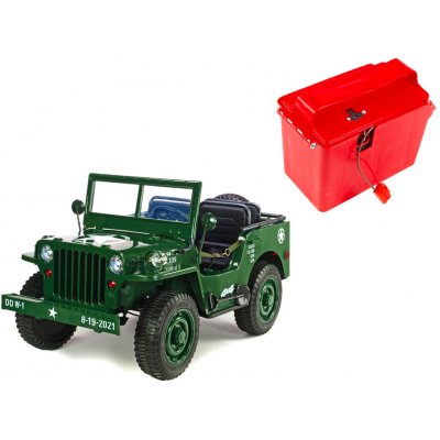 andos Bateriový box pro elektrické autíčko džíp Willys 24V JH101-24V – Zboží Dáma