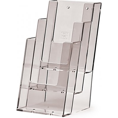 Jansen Display Stojánek na letáky DL (1/3A4), 3 kapsy za sebou, 109 x 218 mm – Zboží Živě