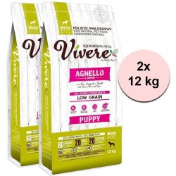 Vivere Puppy Lamb 2 x 12 kg