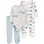 Carter's Set 3dílný overal na drukpolodupačkbody dl. rukáv Dogs chlapec LBB – Zboží Dáma