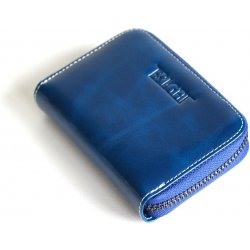 Bright Dámská peněženka na drobné kožená malá BR17 DA016.1 01KUZ modrá  peněženka - Nejlepší Ceny.cz