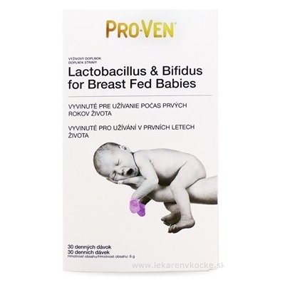 Pro-Ven Lactobacillus & Bifidus plv for Breast Fed Babies 30 dávek 6 g – Hledejceny.cz