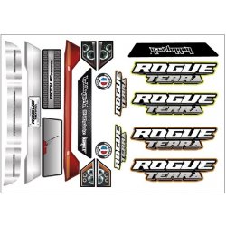 HOBBYTECH ROGUE TERRA Samolepky karoserie žluto/oranžová