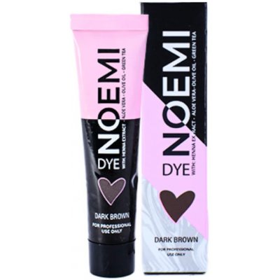 Noemi Lash & Brow Dye hybridní barva na řasy a obočí tuba Dark Brown 15 ml – Zboží Dáma