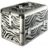 Norma Profesionální kosmetický kufr MAXI zebra rozkládací