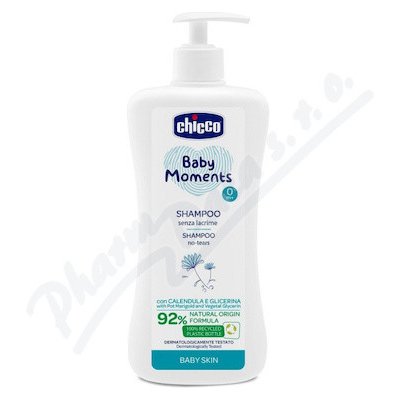 CHICCO Baby Moments Šampon s heřmán.+dávk. 500 ml – Zbozi.Blesk.cz