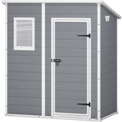 Keter MANOR PENT 184 x 111 x 201 cm GREY – Zboží Mobilmania