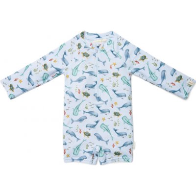 Little dutch Plavky dlouhý rukáv Ocean Sea Life – Zboží Dáma