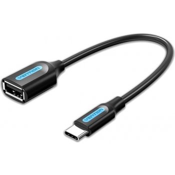 Vention USB-C (M) to USB (F) OTG Cable 0.15m PVC Type CCSBB
