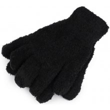Chlupaté pletené rukavice pro větší děti