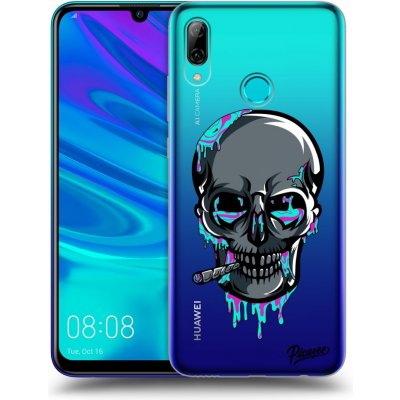 Pouzdro Picasee silikonové Huawei P Smart 2019 - EARTH - Lebka 3.0 čiré