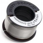 Hobby dráty Nerezový drát 0,4/50g – Zboží Dáma