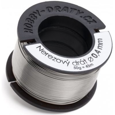 Hobby dráty Nerezový drát 0,4/50g – Zboží Dáma