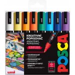 Uni Posca PC-5M 1,8 sada 8 ks mix základních barev – Zboží Živě